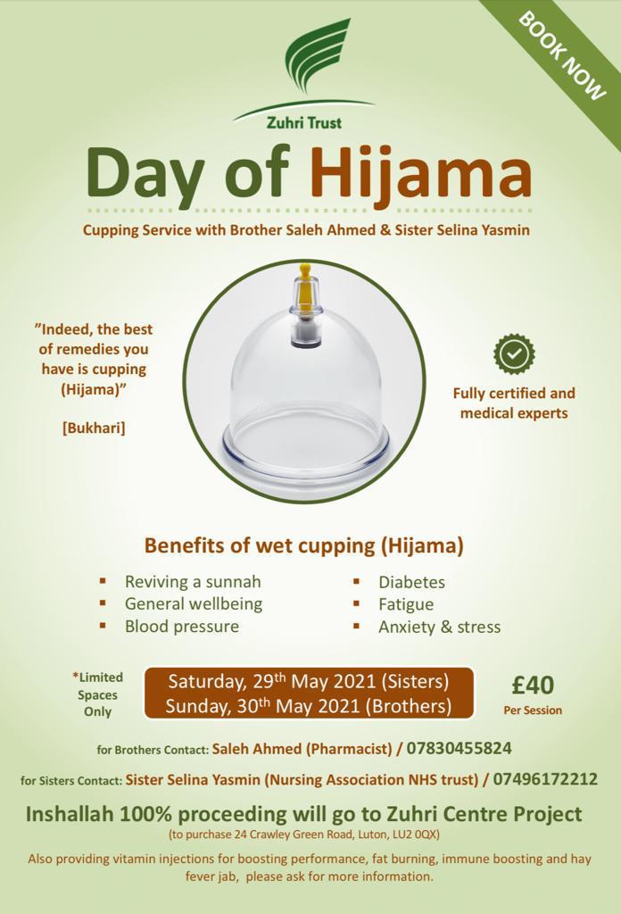Day of Hijama 100%  Fundraiser